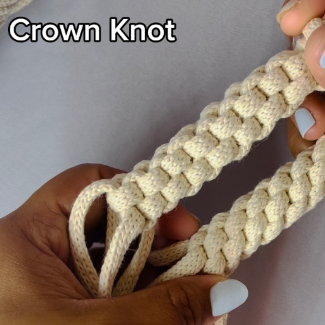 Crown Knot… cuándo queda cuadrado y cuándo queda redondo